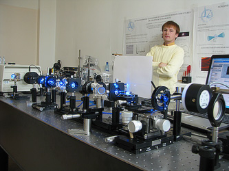 Экспериментальная установка для исследования нелинейных фотонных кристаллов